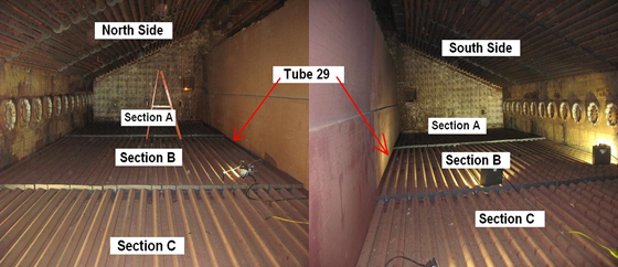 某煉化廠(chǎng)焦化爐爐管滲碳層檢測(cè)
